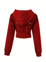 Women’s Two-Piece Hoodie Set – Sweet & Spiky Streetwear Style | Casual Sports Pullover Top for Spring, Summer & Autumn 2025