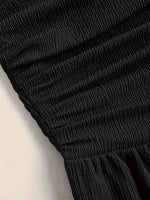 Yozy Women’s Strapless Tube Jumpsuit – Solid Color Ruched Bandeau Wide-Leg Jumpsuit | Casual Chic Outfit for Spring & Summer