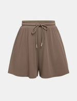 Yozy Short Set Women Two Piece Sets Sling Sleeveless Matching Sets Bodysuits Overalls Shorts Pants Lace Up Elastic Waist Casual Loose