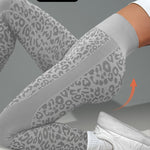 Yozy Women’s Leopard Print Yoga Pants – High Stretch Non-Slip Leggings with Elastic Waistband | Breathable Gym & Casual Fitness Pants