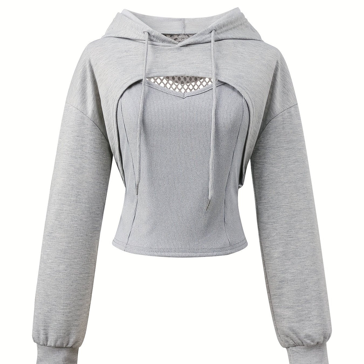 Women’s Two-Piece Hoodie Set – Sweet & Spiky Streetwear Style | Casual Sports Pullover Top for Spring, Summer & Autumn 2025