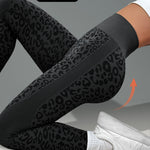 Yozy Women’s Leopard Print Yoga Pants – High Stretch Non-Slip Leggings with Elastic Waistband | Breathable Gym & Casual Fitness Pants
