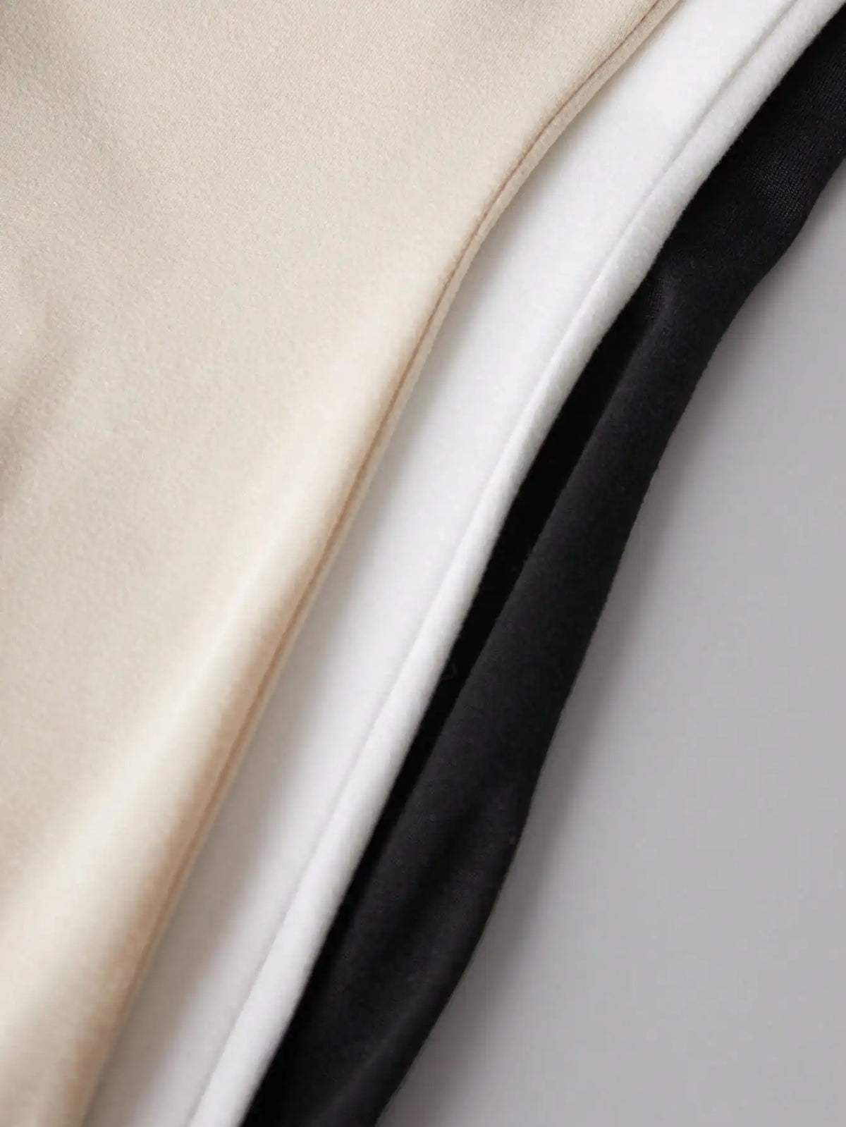 Women’s 3-Piece Casual Outfit Set – Solid Color Long Sleeve Knit Top with Jumpsuit & Cover | Spring Summer Fashion