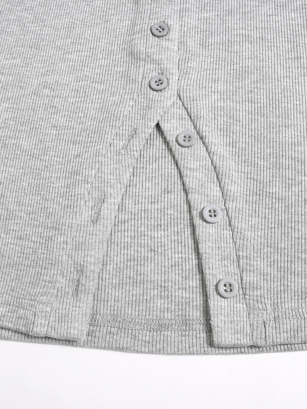 Women’s Summer Two-Piece Set – Thin Ribbed Button Vest with Wide Leg Pants | Casual Ice Sense Outfit