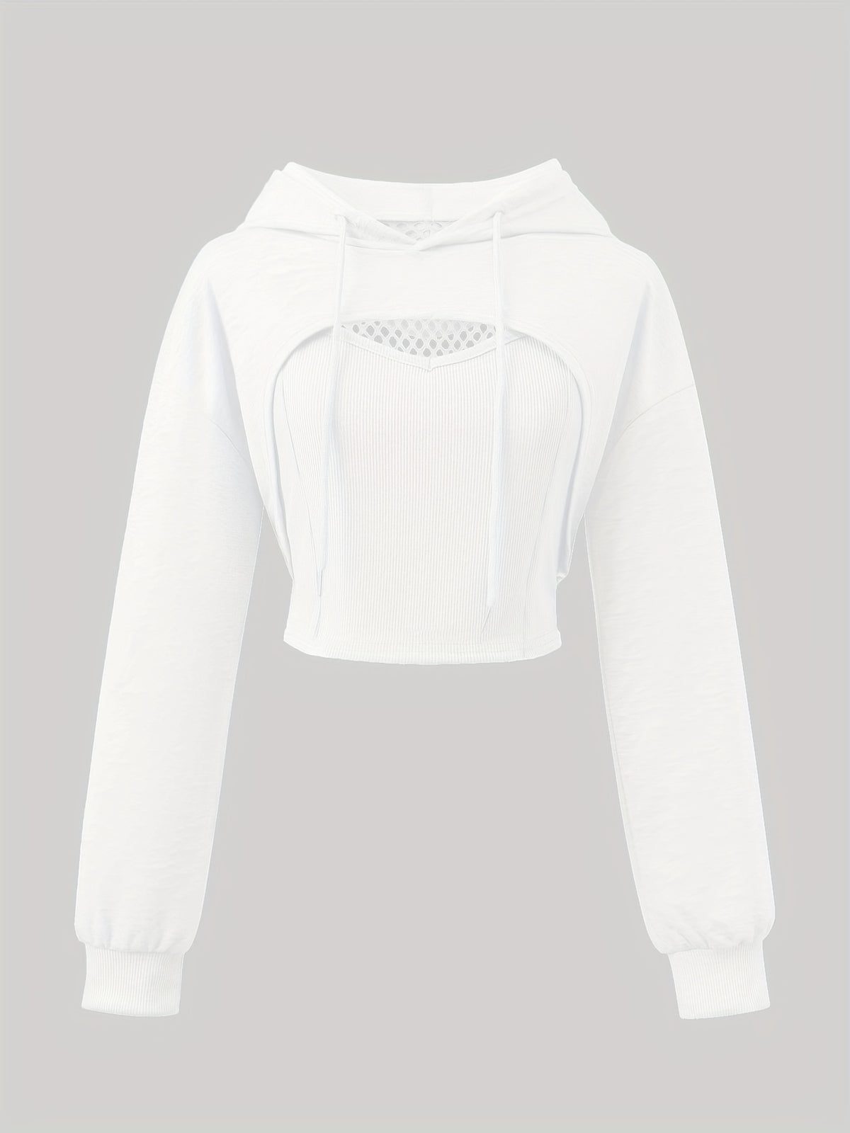 Women’s Two-Piece Hoodie Set – Sweet & Spiky Streetwear Style | Casual Sports Pullover Top for Spring, Summer & Autumn 2025