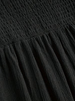 Yozy Women’s Strapless Tube Jumpsuit – Solid Color Ruched Bandeau Wide-Leg Jumpsuit | Casual Chic Outfit for Spring & Summer